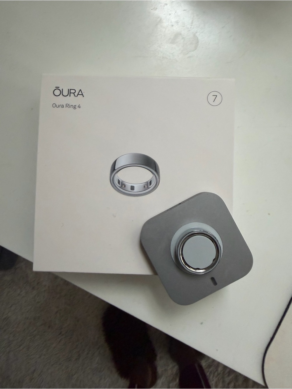 Oura Ring 4 Smart Ring — Silver Finish